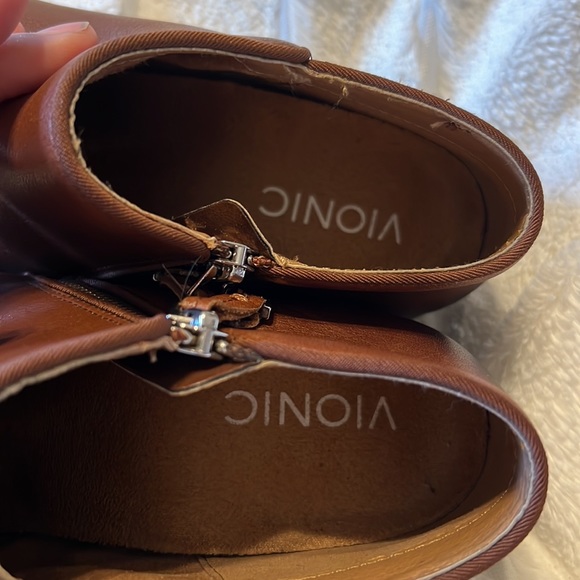 Vionic Jolene Ankle Boots Booties 6.5 brown Ombre comfort shoe - Picture 8 of 12